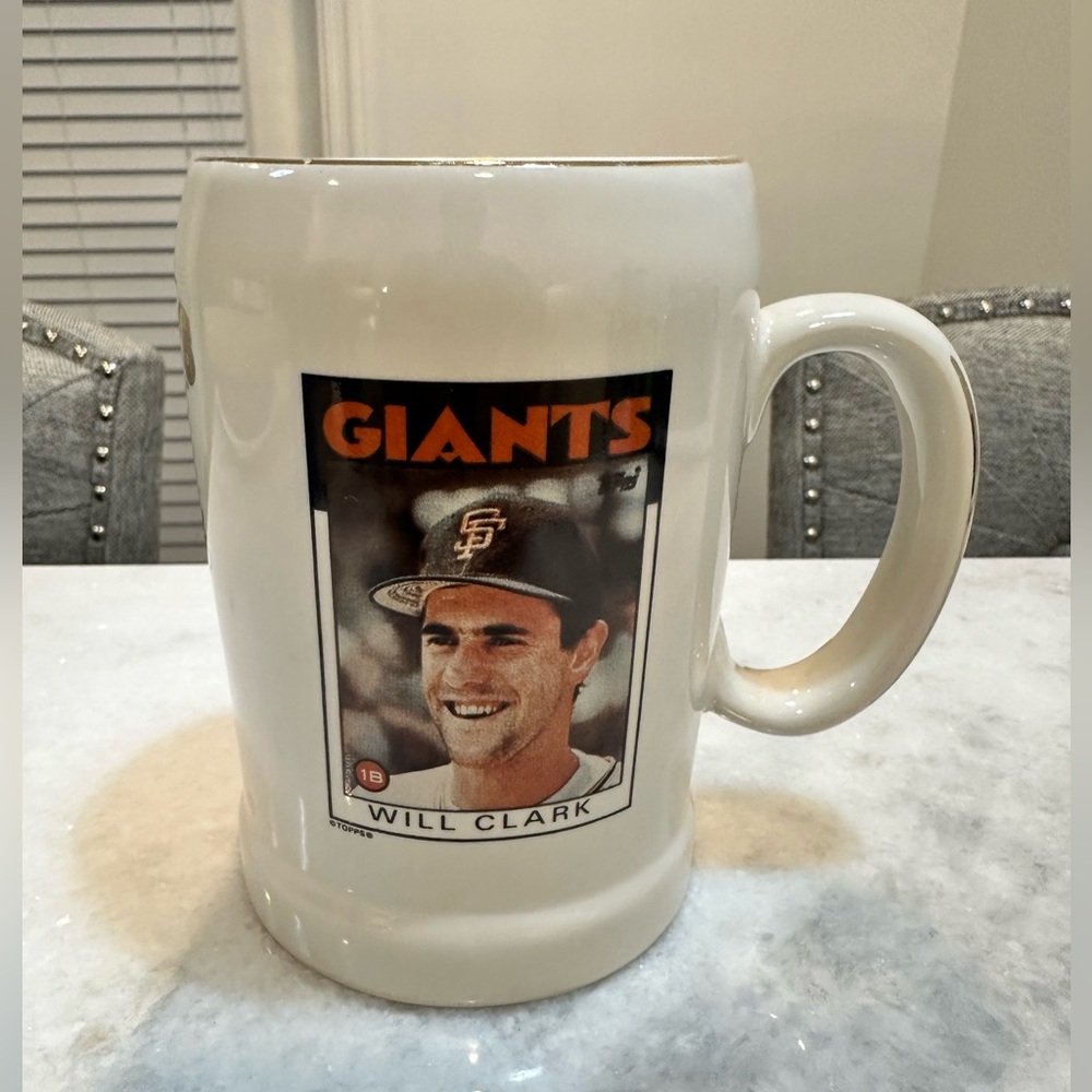 San Francisco GIANTS Mug - Will Clark 1986 Topps Rookie Card MLB Baseball Mug